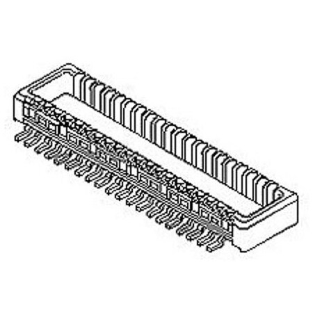 Molex Board To Board & Mezzanine Connectors .5Mm Vert Plg 20Ckt Smt Dual Row 555600207